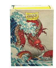 Dragon Shield - 100 Brushed Art Sleeves - Great Wave 2023